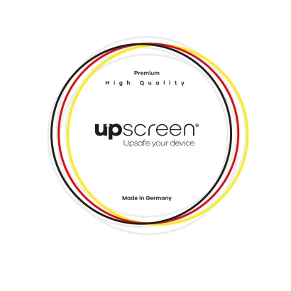 Sello de calidad de la marca upscreen.